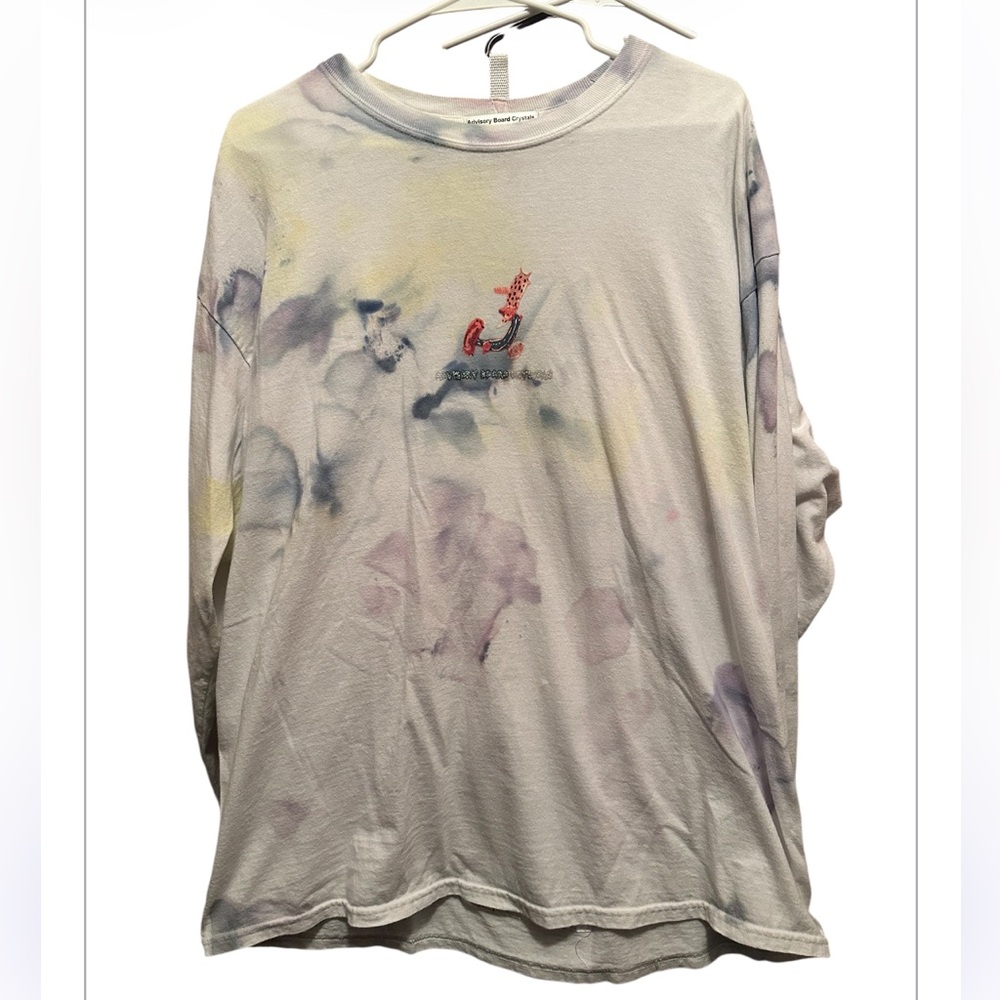 NWOT Advisory of Crystal Infusion Tie Dye Long Sleeve Shirt New York, New York